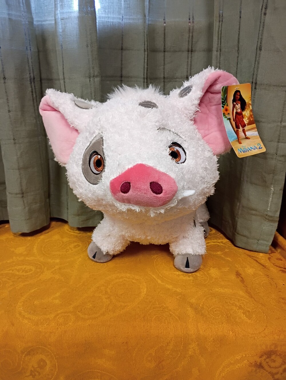 NWT Disney Moana 2 Pua The Pig Plush Character Size 12"